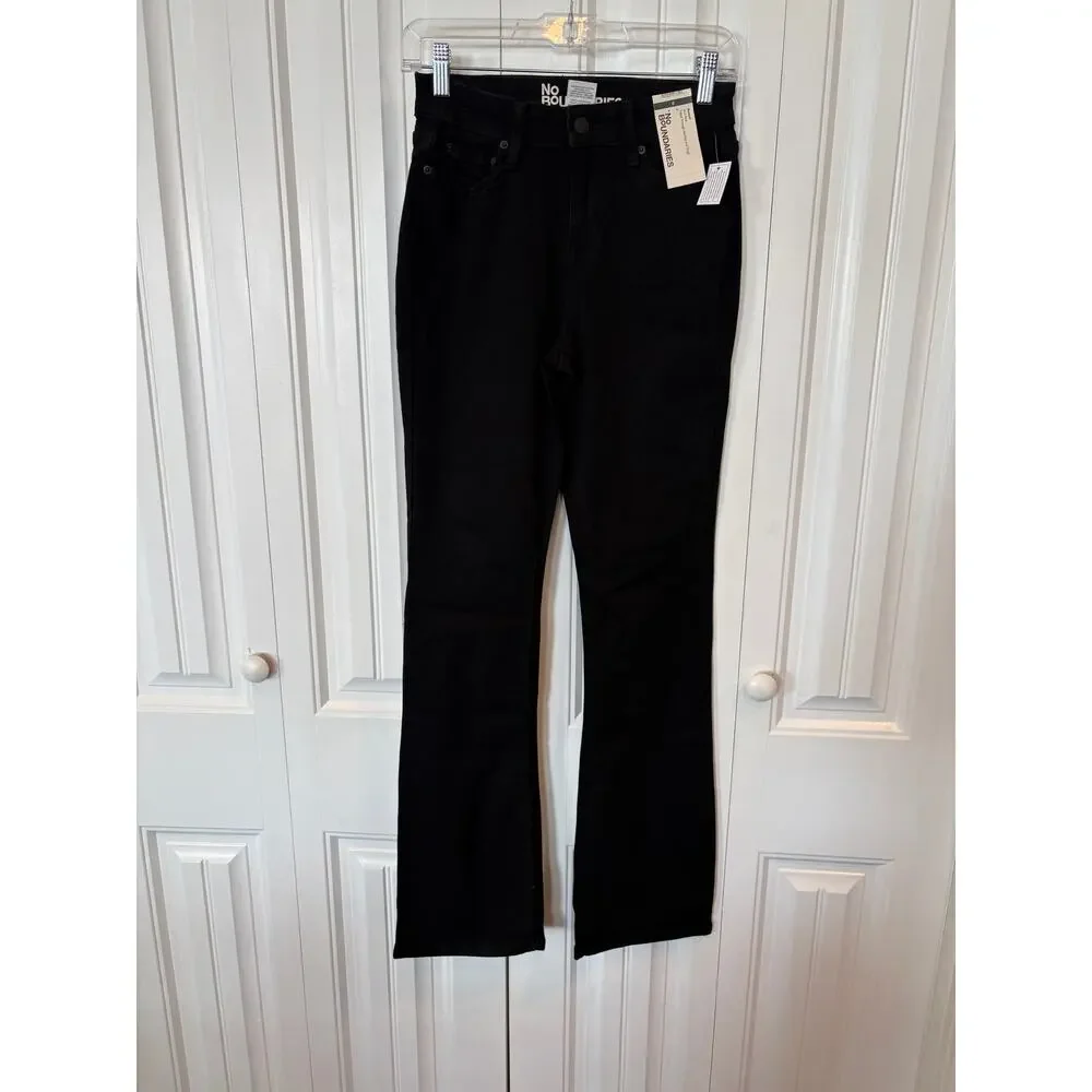 No Boundaries‎ Mid Rise Bootcut Black Jeans Size 0
